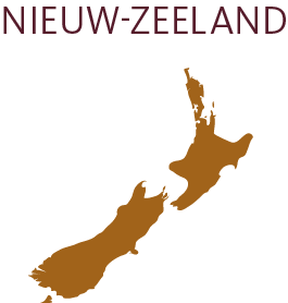 Nieuw-Zeeland wijnkaart