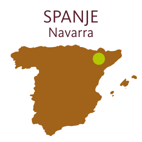 spanje - Navarra kaartje